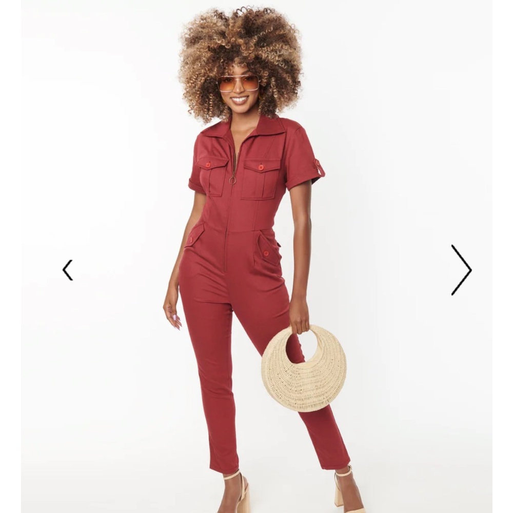Unique Vintage denim jumpsuit